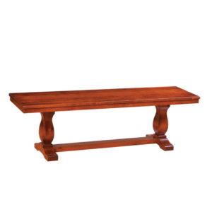 morgan bench, Dining room, dining room furniture, solid wood, solid oak, solid maple, custom, custom furniture, dining bench, made in Canada, Canadian made