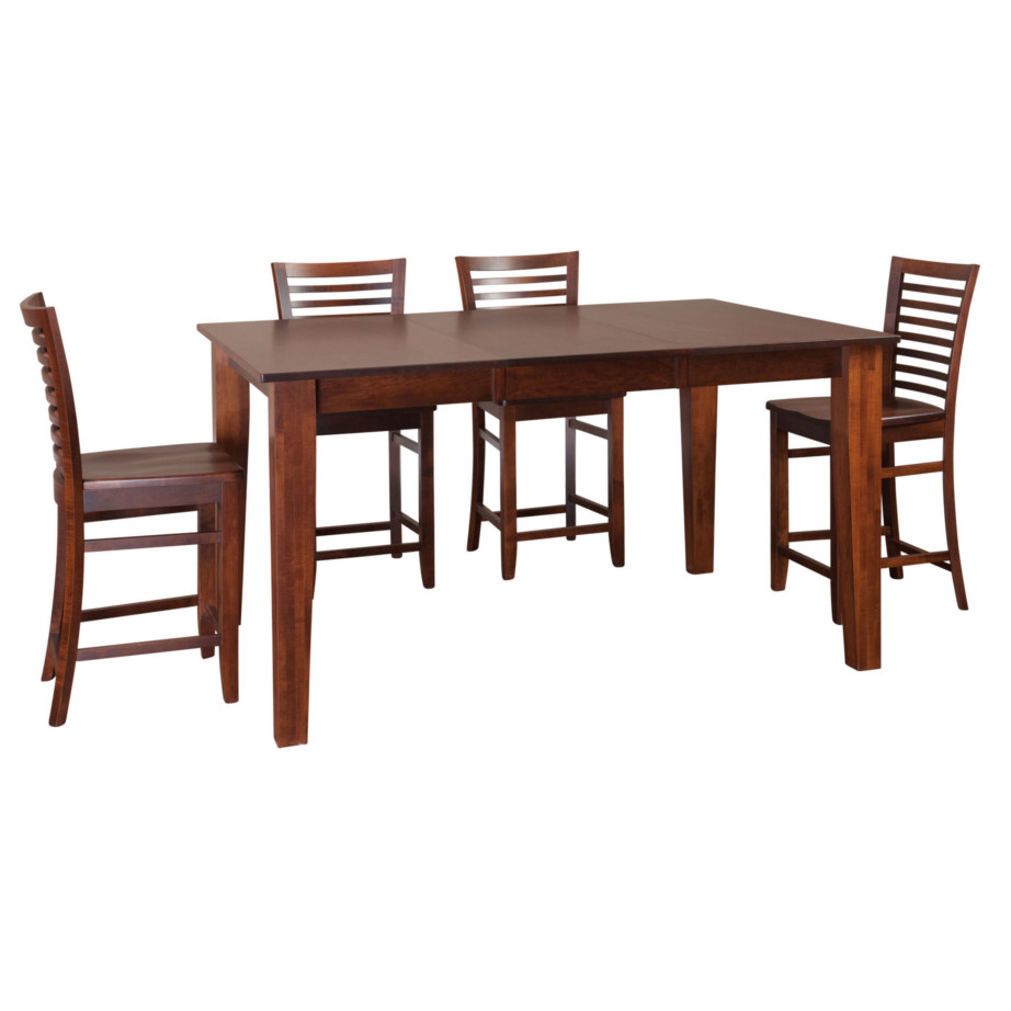 Dining room, dining room furniture, solid wood, solid oak, solid maple, custom, custom furniture, dining table, dining chair, made in Canada, Canadian made