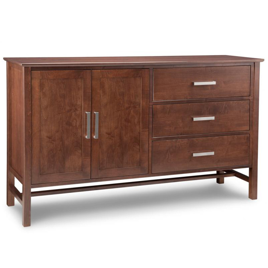 brooklyn 2 door sideboard, Dining room, dining room furniture, occasional, occasional furniture, solid wood, solid oak, solid maple, custom, custom furniture, storage, storage ideas, dining cabinet, sideboard, made in canada, Canadian made, solid cherry, cherry, maple, oak, heritage maple