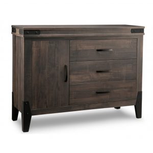 chattanooga 1 door sideboard, Dining room, dining room furniture, occasional, occasional furniture, solid wood, solid oak, solid maple, custom, custom furniture, storage, storage ideas, dining cabinet, sideboard, made in canada, Canadian made, solid cherry, cherry, maple, oak, heritage maple