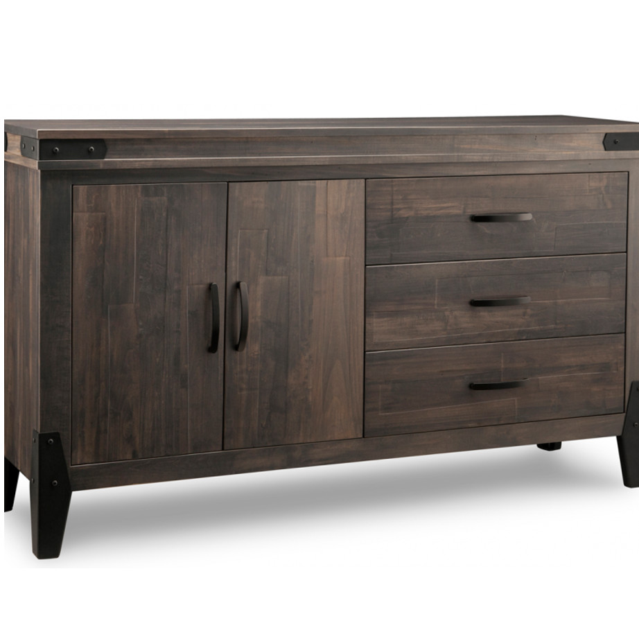 chattanooga 2 door sideboard, Dining room, dining room furniture, occasional, occasional furniture, solid wood, solid oak, solid maple, custom, custom furniture, storage, storage ideas, dining cabinet, sideboard, made in canada, Canadian made, solid cherry, cherry, maple, oak, heritage maple