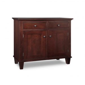 georgetown 2 door sideboard, Dining room, dining room furniture, occasional, occasional furniture, solid wood, solid oak, solid maple, custom, custom furniture, storage, storage ideas, dining cabinet, sideboard, made in canada, Canadian made, solid cherry, cherry, maple, oak, heritage maple