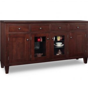 georgetown 4 door sideboard, Dining room, dining room furniture, occasional, occasional furniture, solid wood, solid oak, solid maple, custom, custom furniture, storage, storage ideas, dining cabinet, sideboard, made in canada, Canadian made, solid cherry, cherry, maple, oak, heritage maple
