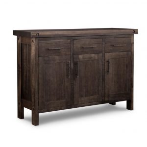 Rafters 3 door sideboard, Dining room, dining room furniture, occasional, occasional furniture, solid wood, solid oak, solid maple, custom, custom furniture, storage, storage ideas, dining cabinet, sideboard, made in canada, Canadian made, solid cherry, cherry, maple, oak, heritage maple