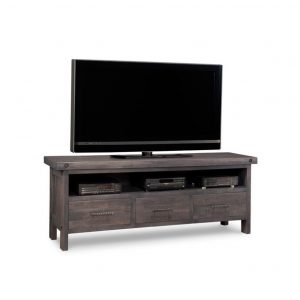 rafters 72 tv console, living room, living room furniture, console, tv console, tv, hdtv, storage, storage ideas, solid wood, made in Canada, Canadian made, maple, oak, cherry, solid maple, heritage maple, solid oak, solid cherry, rustic, rustic design, drawer, drawers, shelves, storage solutions, custom, custom furniture, entertainment