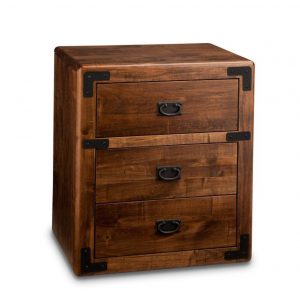saratoga night stand, Solid wood, made in Canada, solid maple, solid oak, heritage maple, custom furniture, office furniture, Canadian made, desk, rustic, home office, organize, organization, organization ideas, rustic furniture, drawers, storage, storage ideas, study, executive desk