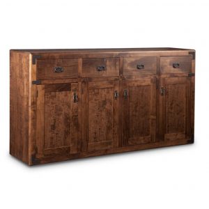 saratoga 4 door sideboard, Dining room, dining room furniture, occasional, occasional furniture, solid wood, solid oak, solid maple, custom, custom furniture, storage, storage ideas, dining cabinet, sideboard, made in canada, Canadian made, solid cherry, cherry, maple, oak, heritage maple