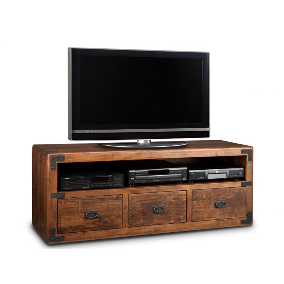 saratoga 60 tv console, living room, living room furniture, console, tv console, tv, hdtv, storage, storage ideas, solid wood, made in Canada, Canadian made, maple, oak, cherry, solid maple, heritage maple, solid oak, solid cherry, rustic, rustic design, drawer, drawers, shelves, storage solutions, custom, custom furniture, entertainment