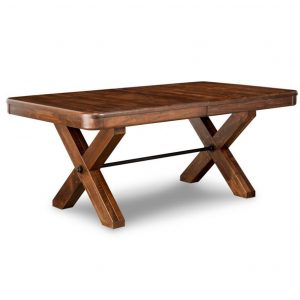 saratoga trestle table, Dining room, dining room furniture, solid wood, solid oak, solid maple, custom, custom furniture, dining table, sideboard, dining table, extendable table, rustic, rustic design, solid cherry, maple, heritage maple, oak, cherry,