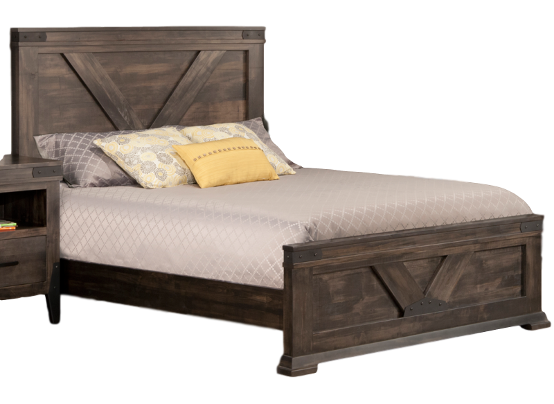 bedroom, bedroom furniture, custom, custom furniture, bed, solid wood, maple, rustic maple, rustic wood, amish design, oak, cherry, chattanooga