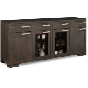 Cordova large display sideboard, large sideboard, glass sideboard, sideboard, furniture, solid wood, Special order, Handstone, Dining room, Home furnishing, Cordova, made in Canada, built to order, solid wood furniture, cabinets, storage cabinets