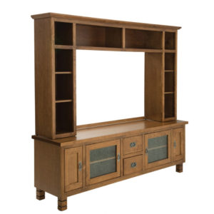 Grande Wall unit, wall unit, grande unit, tall unit, tall unit with glass doors, made in Canada, solid wood furniture, traditional wall unit