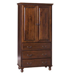Hampton Armoire, bedroom, bedroom furniture, occasional, occasional furniture, solid wood, solid oak, solid maple, custom, custom furniture, storage, storage ideas, armoire, made in Canada, Canadian made