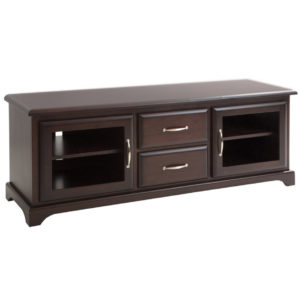 Mackenzie TV console A, TV console,Mackenzie, TV console with Drawers, TV console with glass doors, Made in Canada