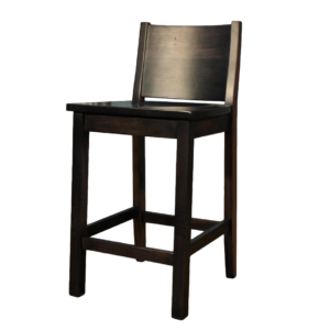 meta rustic stool, Dining room, solid wood, maple, rustic maple, made in Canada, stool, custom, custom furniture, counter stool, bar stool, meta
