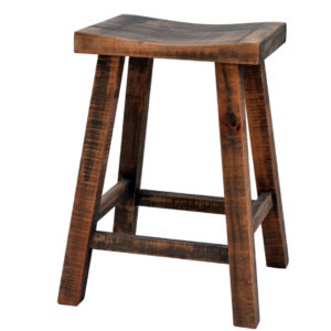 muskoka saddle stool, Dining room, solid wood, maple, rustic maple, made in Canada, stool, custom, custom furniture, counter stool, bar stool, muskoka