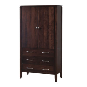 Newport Armoire, bedroom, bedroom furniture, occasional, occasional furniture, solid wood, solid oak, solid maple, custom, custom furniture, storage, storage ideas, armoire, made in Canada, Canadian made