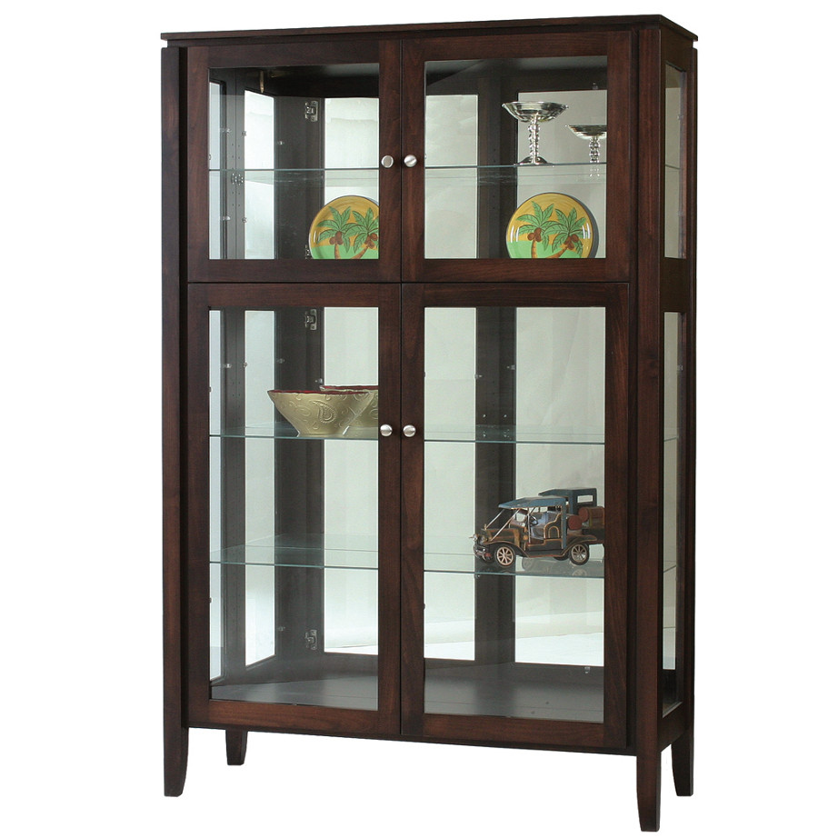 Newport Curio Cabinet, Dining room, dining room furniture, occasional, occasional furniture, solid wood, solid oak, solid maple, custom, custom furniture, storage, storage ideas, cabinet, display cabinet, curio