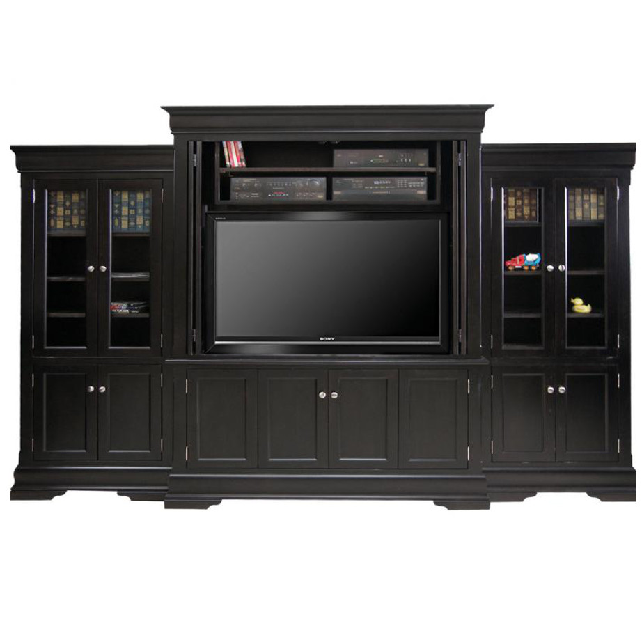 phillipe wall unit with folding doors, Entertainment, TV Consoles, contemporary, custom cabinet, HDTV, made in canada, maple, modern, oak, rustic, solid wood, tv, other Sizes Available, Glass, Simple, Living Room, Studio TV Console, storage ideas, custom, wall unit, Phillipe