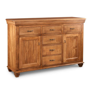 Provence sideboard, sideboard, furniture, dining room, cabinets, storage cabinets, custom cabinets, distressed , handstone, made in Canada, made to order, Maple ,Modern oak solid wood furniture ample storage and organization