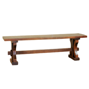 rustic carlisle bench, solid wood bench, rustic wood bench, custom built bench, canadian made bench, ruff sawn bench, rustic carlisle bench