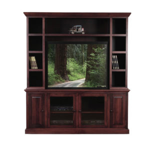 Shaker 73 wall unit, wall unit, wall unit with storage TV unit, solid wood , made in canada, choose your wood, solid wood furniture, display wall unit