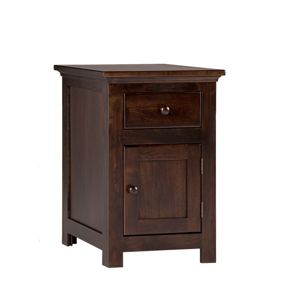 Shaker Storage end table, end table, solid end table