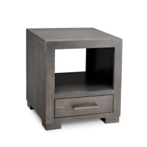 Living Room, Occasional, End Table, Accents, Accent Furniture, made in canada, maple, oak, rustic, side table, solid wood, living room ideas, simple, unique, custom, custom furniture, steel city end table