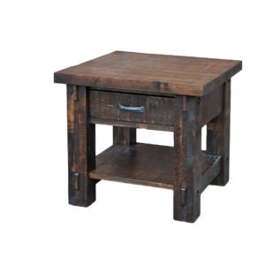 Timber End Table, Living Room, Occasional, End Table, contemporary, custom table, distressed, drawers, industrial, made in canada, maple, modern, ruff sawn, rustic, solid wood, amish style furniture, contemporary, ideas, unique, living room ideas,