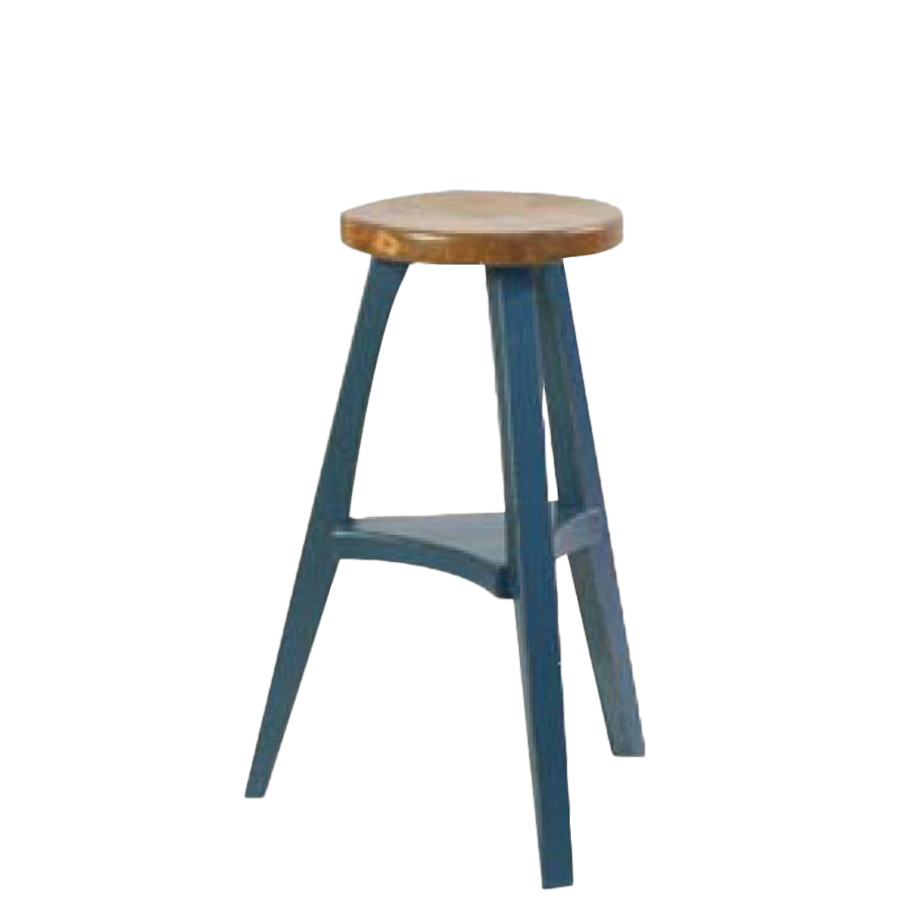 true north round stool, Dining Room, Bar Stools, bar, colour, contemporary, counter, country, distressed, island, kitchen, made in canada, modern, painted, solid wood, white, Simple, rustic, unique, True North, True North Round Stool