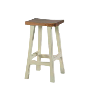 Dining Room, Bar Stools, bar, colour, contemporary, counter, country, distressed, island, kitchen, made in canada, modern, painted, solid wood, white, Simple, rustic, unique, True North Saddle Stool, True North