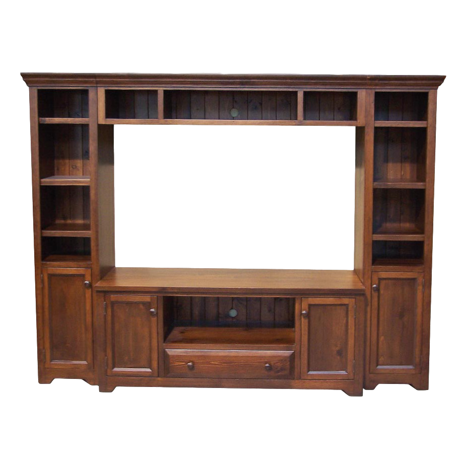 Entertainment, Wall Units, colour, contemporary, country, custom table, distressed, entertain, HDTV, made in canada, modern, painted, solid wood, storage, tv, white, rustic, unique, living room ideas, Edge and Door/Drawer Trim Options, True North, True North Wall Unit