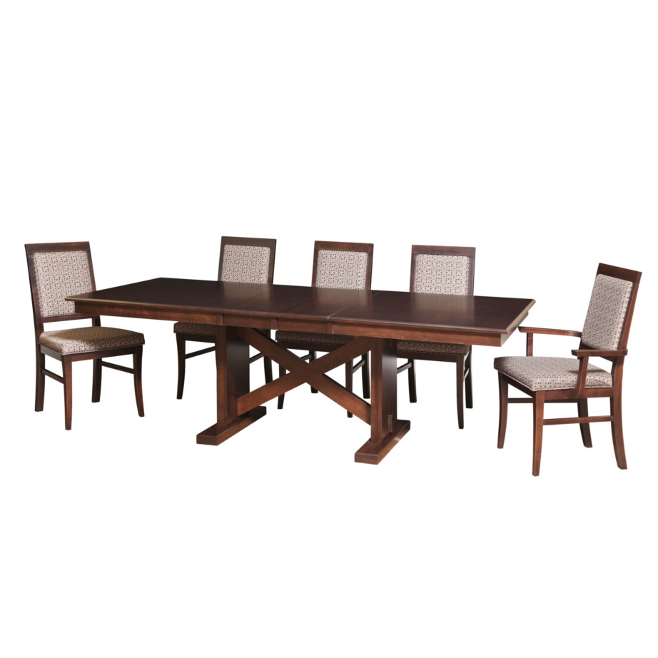 Dining room, dining room furniture, solid wood, solid oak, solid maple, custom, custom furniture, dining table, dining chair, made in Canada, Canadian made