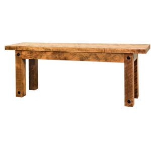 Adirondack Bench, Adirondack, Bench, contemporary, distressed, industrial, made in canada, maple, modern, ruff sawn, rustic, seating, solid wood, table bench, Dining Room, Tables, Trestle Tables, rustic wood kitchen furniture, modern kitchen furniture, kitchen furniture, custom built kitchen furniture