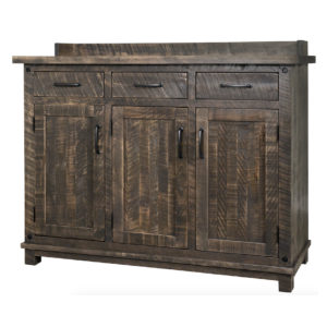 Contemporary, custom cabinet, distressed, drawers, industrial, made in canada, maple, modern, ruff sawn, rustic, solid wood, Dining Room, Cabinets, Storage Cabinets, rustic wood kitchen furniture, modern kitchen furniture, kitchen furniture, custom built kitchen furniture, Adirondack Sideboard, Adirondack, Sideboard