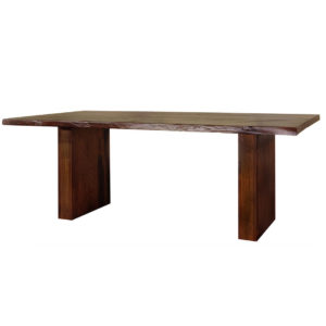 Pillar Live Edge Table, ruff sawn table, solid wood table, live edge table, natural edge table, custom table, canadian made dining table, solid wood dining table