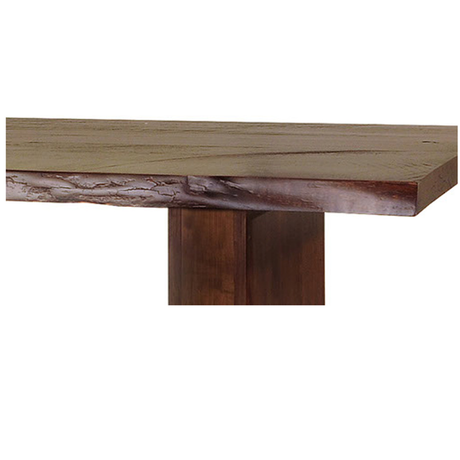 Pillar Live Edge Table, ruff sawn table, solid wood table, live edge table, natural edge table, custom table, canadian made dining table, solid wood dining table,