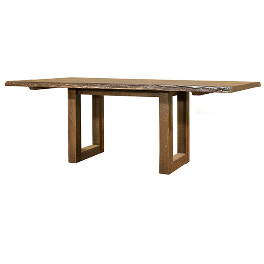 Modelli Live Edge Table, ruff sawn table, solid wood table, live edge table, natural edge table, custom table, canadian made dining table, solid wood dining table, model live edge table