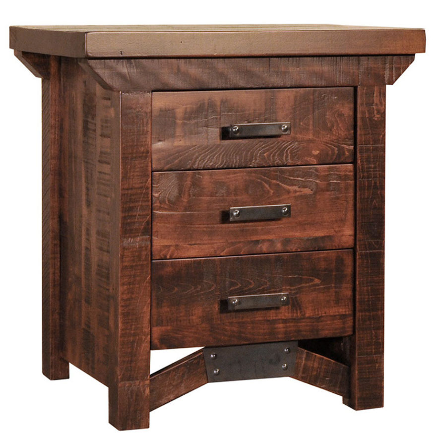 Rustic Carlisle Night Stand Fanny's Furniture Kelowna, BC