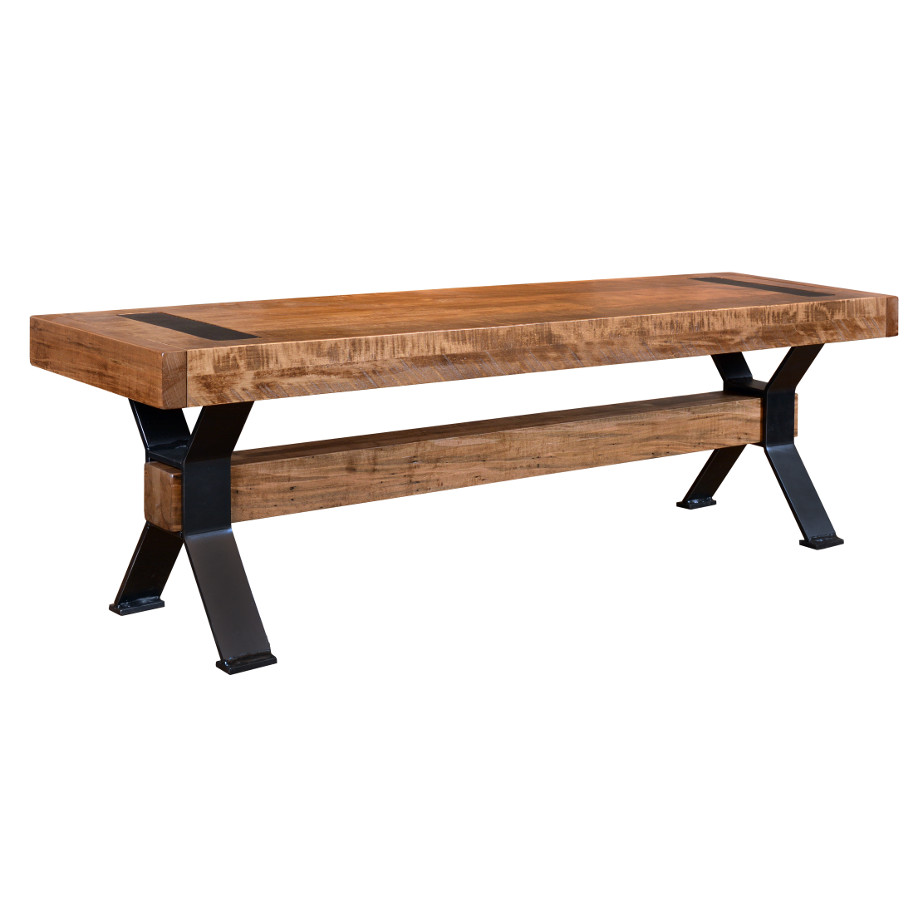 arthur phillipe bench, solid wood, bench, rustic wood, table bench, custom bench, Canadian made, made in canada, metal details, urban wood, reclaimed wood, arthur phillips bench
