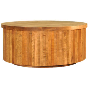 coffee table, solid wood, rustic maple, ruff sawn, modern, urban, contemporary, ledge rock round coffee table